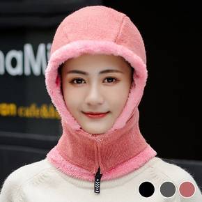 / 전면 지퍼 털 안감 2IN1 넥워머 URD_453
