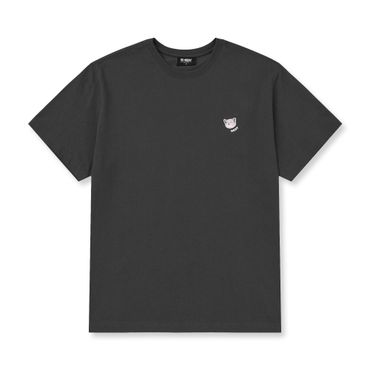 널디 슬리핑 캣 와펜 반팔 티셔츠 차콜 PNEU25ST2720