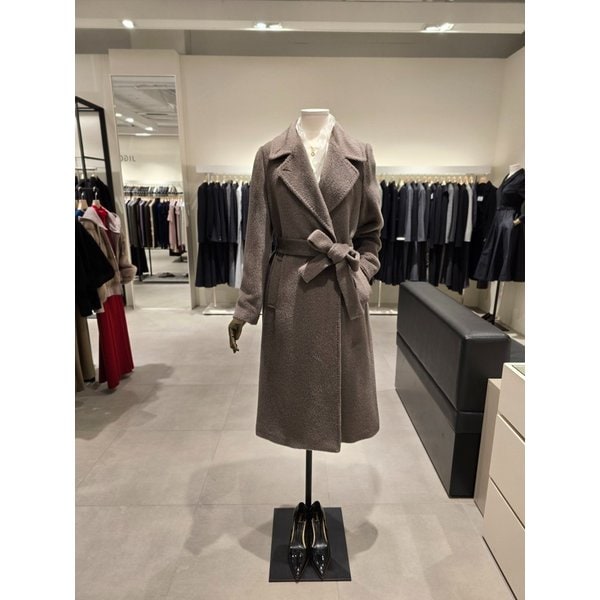 [파주점] 알파카 울 투웨이 칼라 벨티드 코트 JRCA0CT613