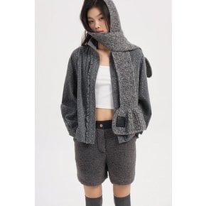 LFPDW25235 리본 포인트 데님 셔츠 [럭키슈에뜨]