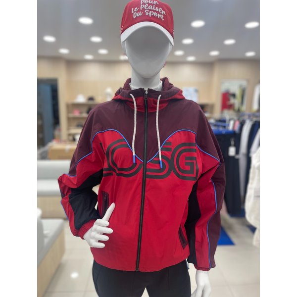 [여주점] 여성 컬러 배색 포인트 우븐 점퍼 GQ322LBL95 REDD