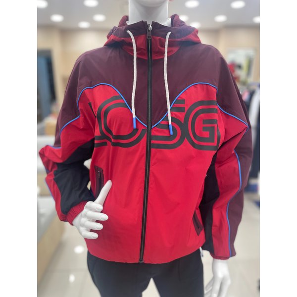[여주점] 여성 컬러 배색 포인트 우븐 점퍼 GQ322LBL95 REDD