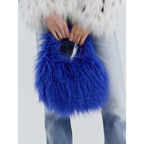 KEETY RABBIT fur mini bag [royal blue]