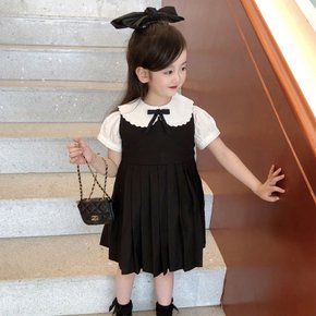 여아 프레피룩 플리츠 원피스 여름 코디룩 연주회 하객룩