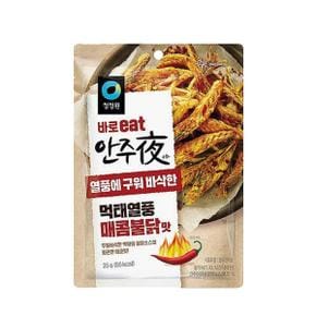 청정원 안주야 먹태열풍 매콤불닭맛 25g(6개)