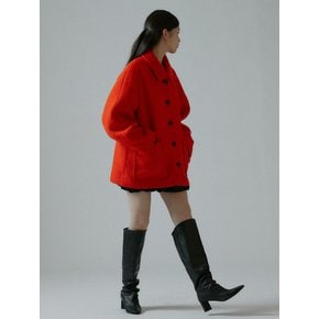 Boukle Raglan Half Coat-red