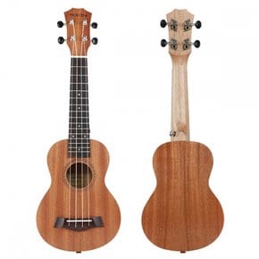 Mokaini Ukulele 21 [초보자 세트] 소프라노 우쿨렐레 고급 마호가니-재 인치 우쿨렐레