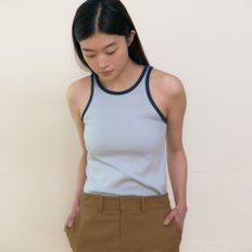 Pipe line sleeveless (Blue)