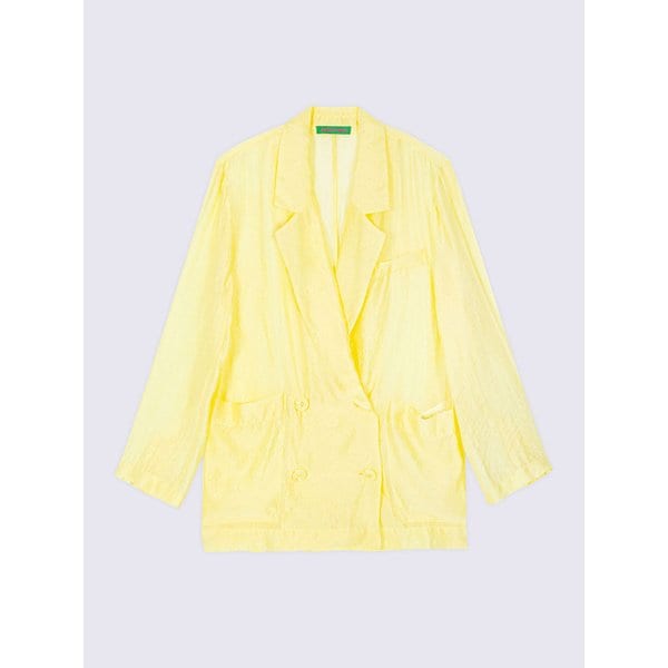 파스텔 시스루 자켓 (YELLOW)