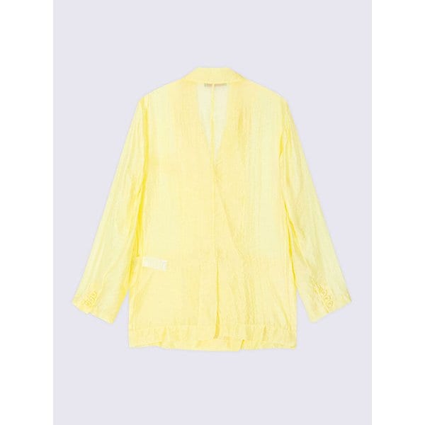 파스텔 시스루 자켓 (YELLOW)