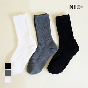 [NII] 남성 쿠션 파일 골지양말 3PACK