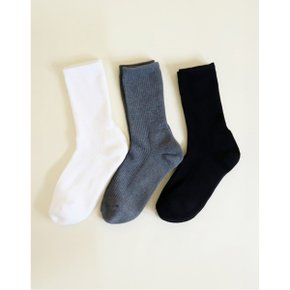 [NII] 남성 쿠션 파일 골지양말 3PACK
