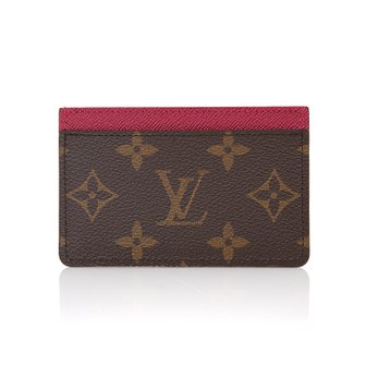 LOUIS VUITTON [중고명품] 루이비통 푸시아 포트카트 심플 카드지갑 M60703*