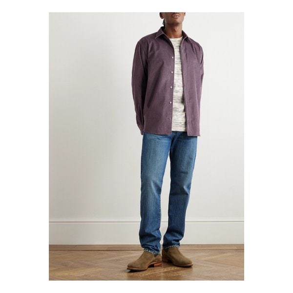 코튼 코듀로이 셔츠 퍼플 1647597340340170
