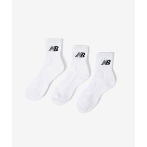 뉴발란스 NBGEEAP208 WOMEN 올파일 자카드 중목 3팩 (white)