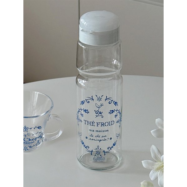 블루로즈 글라스 티보틀 1100ml MADE IN JAPAN