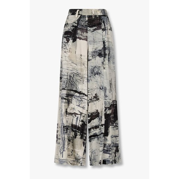 [REGULATION]크랙 프린트 레이온 와이드 팬츠 6616111004000