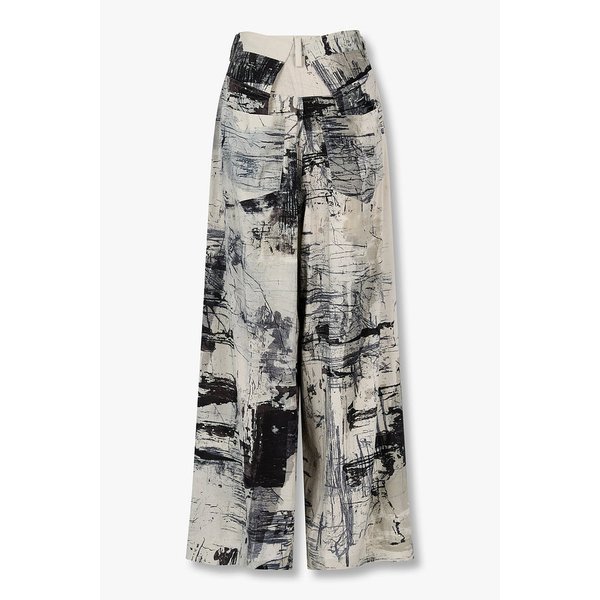 [REGULATION]크랙 프린트 레이온 와이드 팬츠 6616111004000