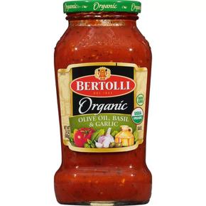 [해외직구] Bertolli 베르톨리 올리브 오일 바질 앤 갈릭 파스타 소스 680g 4팩