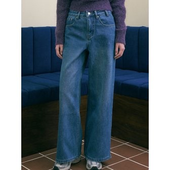 헤인트 [양털기모]HOVER WIDE STRAIGHT DENIM PANTS_BLUE