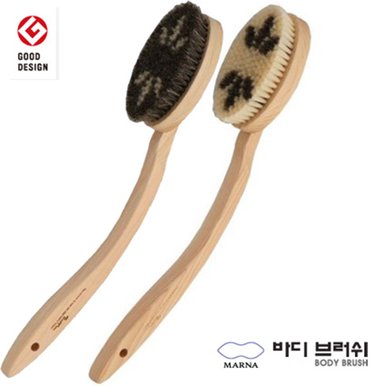 마나 바디브러쉬(BODY BRUSH)/천연모,편백