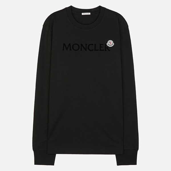 [시흥점] [몽클레어]6S 8D00009 89AYY 999 남성 로고 패치 긴팔 티셔츠