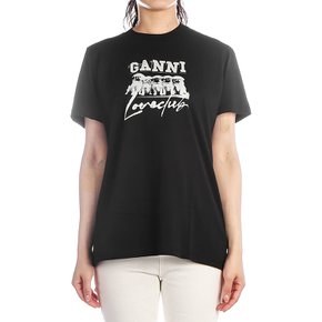 24FW (T3924 099 BLACK) 여성 반팔 티셔츠