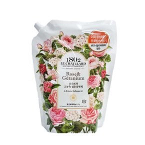 애경 르샤트라 고농축 섬유유연제 로즈제라늄 1.5L (리필) 1개 오늘발송