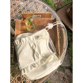 Classic ruffle bag_cream