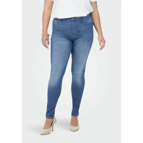 4580458 ONLY Carmakoma CURVY CARFLAKE HIGH WAIST - Jeans Skinny Fit medium blue denim