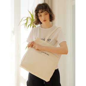 DOUBLE SIDED SHOULDER BAG_WHITE