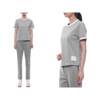 톰브라운 25SS 여성 링거 반팔티셔츠 (FJS075A 00042 055 25S)