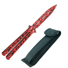 레드 발로란트 csgo 유니버셜 모델 팬나이프 트레이너 안전한 발리송 Balisong 접이식