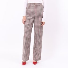 체크 와이드 팬츠 57529 Tory Burch Plaid Wide-Leg Pants