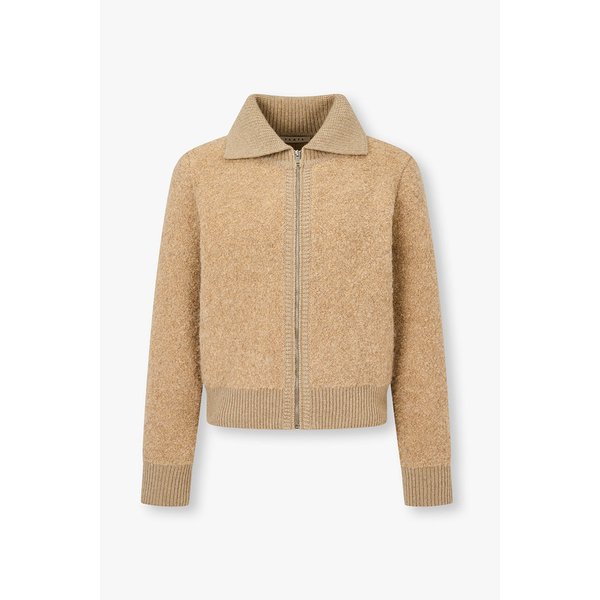 부클레 카라 집업 니트 아우터 IA15446030103