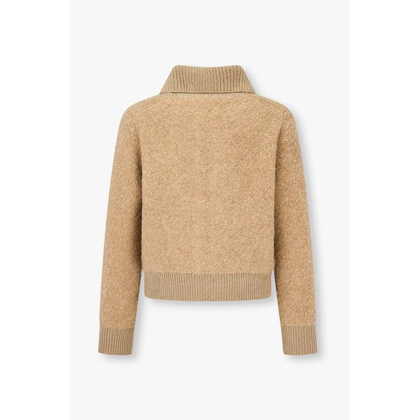 부클레 카라 집업 니트 아우터 IA15446030103