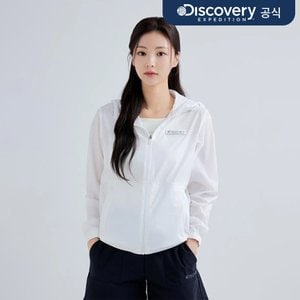 디스커버리 여성 경량 하이브리드 바람막이 (O/WHITE)