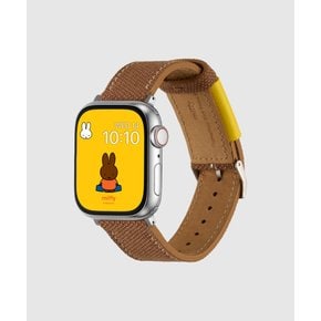 미피 X 타임플릭 콜라보 캔버스 애플워치 스트랩 [42~49mm/ 10시리즈 46mm]