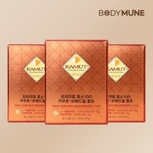 바디뮨 프리미엄 카무트 효소 100만 역가 (3개월분) 3g x 30포