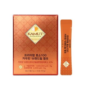 프리미엄 카무트 효소 100만 역가 (3개월분) 3g x 30포