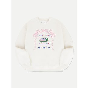 Ribbon House  Sweatshirt AMM1217 (Ivory)