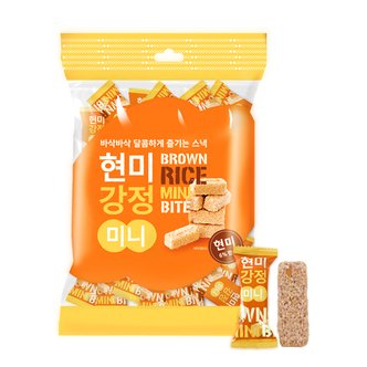  현미 강정 미니 350g 대용량 과자 사무실 간식