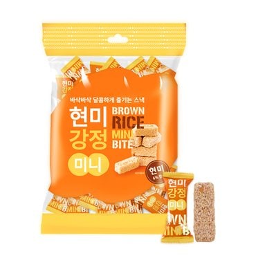  현미 강정 미니 350g 대용량 과자 사무실 간식