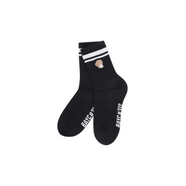 MARTINE GOLF [정상가 25000원]여성 콜라보 중목 양말 블랙 (QWAESC25139)