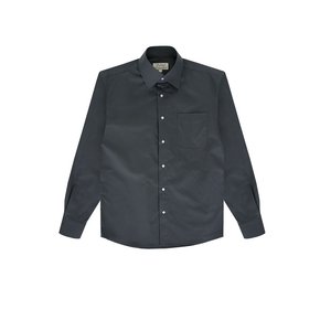 Essential Gaberdine cotton shirts (Charcoal)