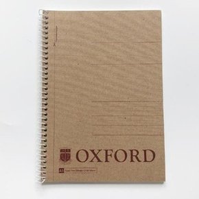 옥스포드노트 OXFORD 크라프트 A5 좌철노트 7mm 50매 26줄 소프트커버 1.5 [유진스토어