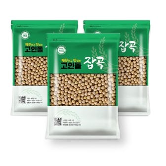 고인돌 백태 3kg(1kgx3개) 국내산 메주콩