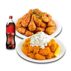 호식이두마리 간장치킨+요거치즈닝치킨+콜라500ml