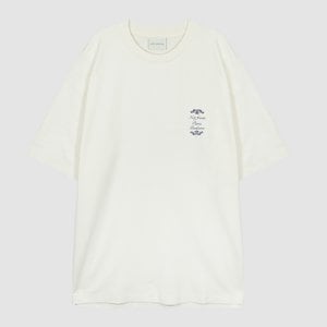 드롤드무슈(drole de monsieur) 드롤드무슈 오너멘탈 반팔 티셔츠 TS149 CO002 CM cream