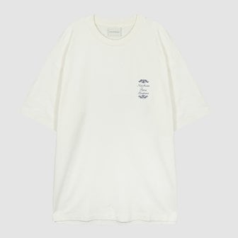 드롤드무슈(drole de monsieur) 드롤드무슈 오너멘탈 반팔 티셔츠 TS149 CO002 CM cream